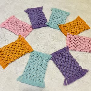 Macrame Coaster (set of 6)